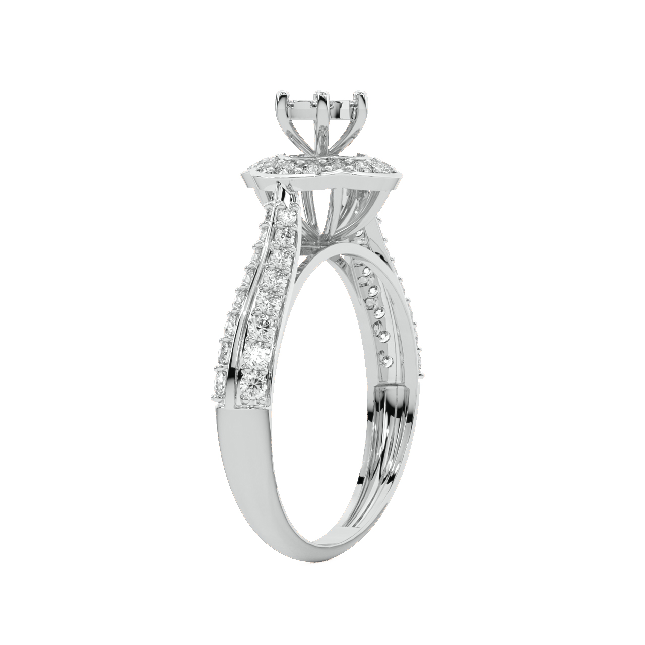 Calvin Round Diamond Engagement Ring